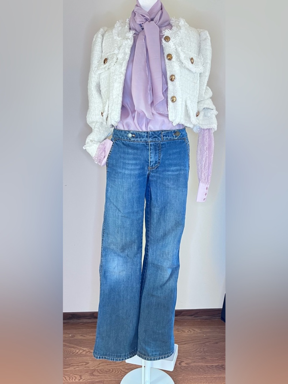 Marc Jacobs Collection Y2K Bootcut Jeans | Double Button Waist Detail | Sz 2